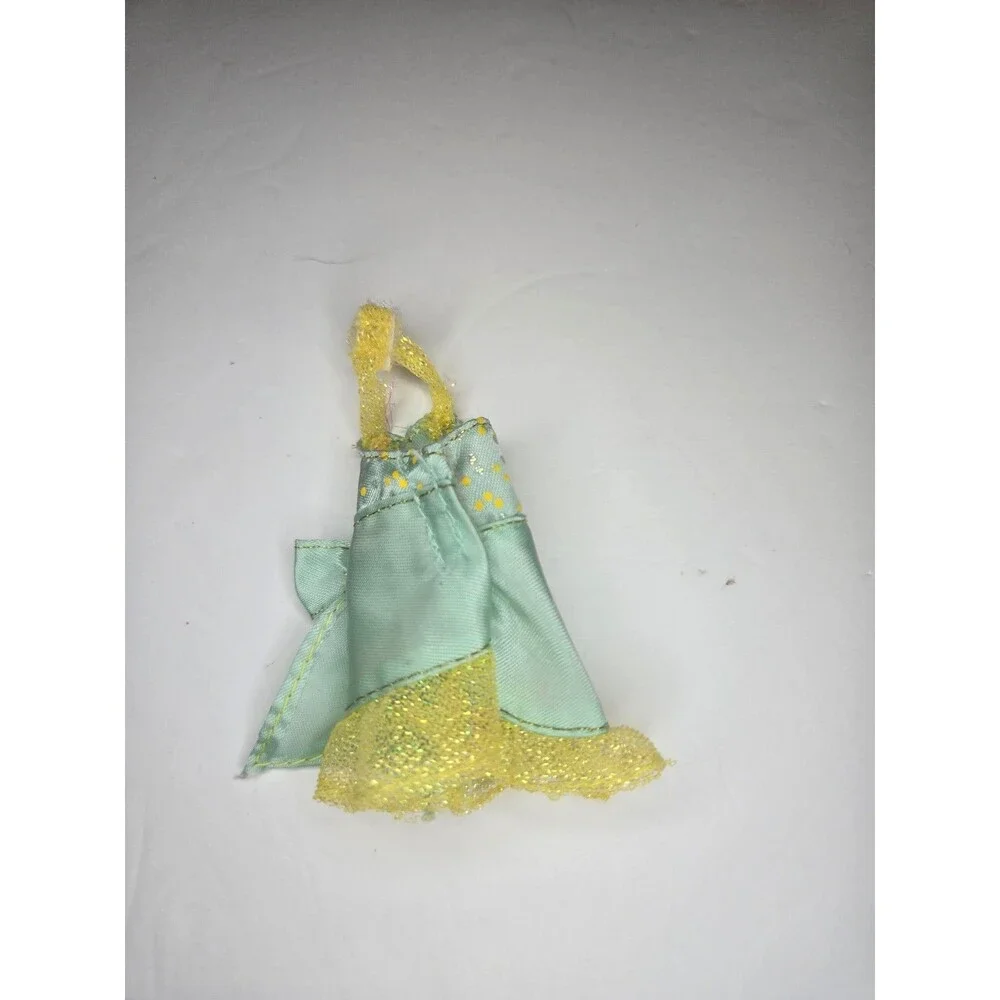 2002 Barbie Kelly Princess Dream Club Light Green & Yellow Dress With Bow